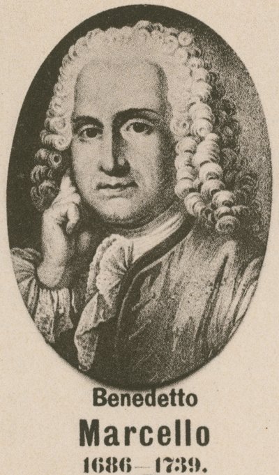 Benedetto Marcello (incisione) da English School