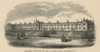 Istituzione benevola per sarti anziani e infermi su Haverstock Hill da English School