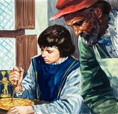 Benvenuto Cellini da ragazzo da English School