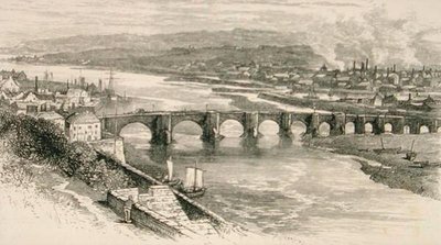 Berwick-upon-Tweed, Northumberland c.1880, da 