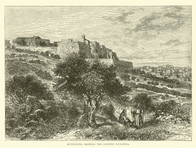 Betlemme, con i edifici del Convento da English School