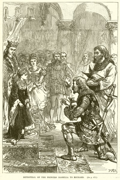 Fidanzamento della Principessa Isabella con Riccardo da English School