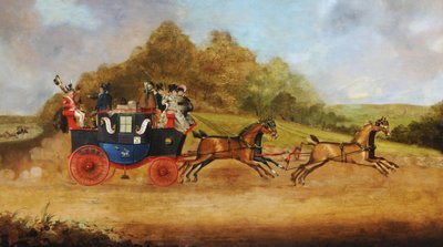 Carrozza passeggeri Beverley e Hull, c.1826 da English School