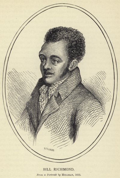 Bill Richmond, da un ritratto di Hillman, 1812 da English School