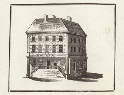 Luogo di nascita del Dr Johnson, Litchfield, Staffordshire da English School