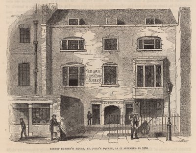 Casa del Vescovo Burney, St Johns Square, Clerkenwell da English School
