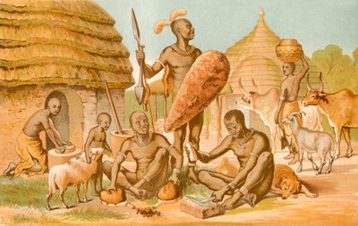Persone di colore - Occupazione domestica e quotidiana da English School