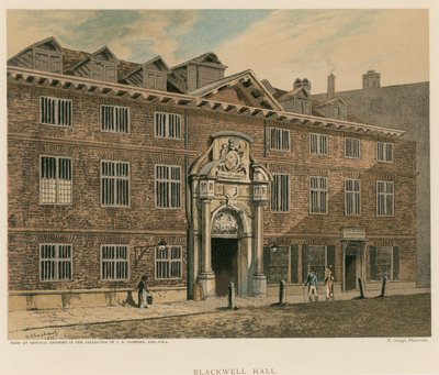 Blackwell Hall, Guildhall, Londra da English School