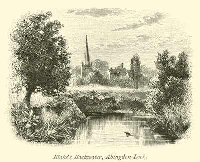 Blakes Backwater, Abingdon Lock da English School