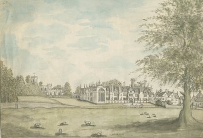 Blithfield Hall, 18° secolo da English School