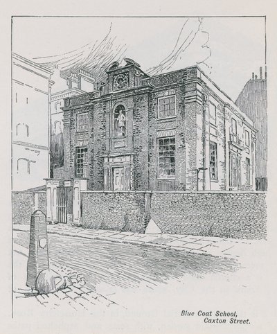 Scuola Blue Coat su Caxton Street da English School