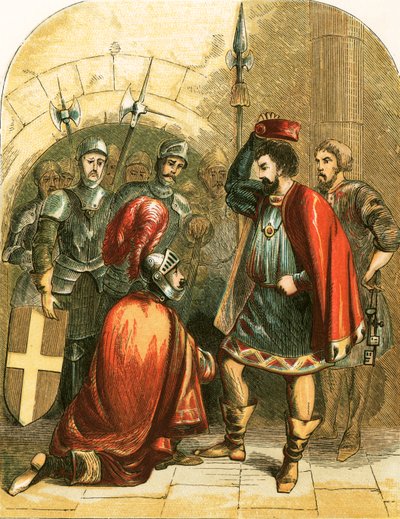 Bolingbroke e Riccardo II da English School