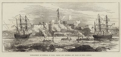 Bombardamento di Mombasa da parte di HMS Nassau e Rifleman e barche di HMS London da English School