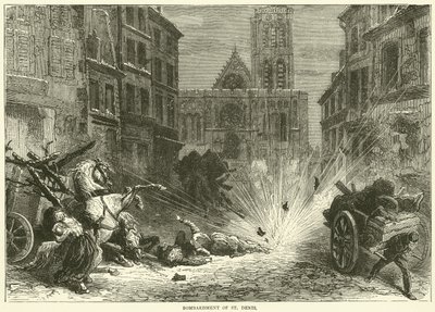 Bombardamento di St Denis, dicembre 1870 da English School