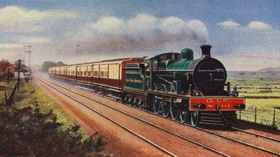 Posta Bombay-Calcutta sulla Great Indian Peninsula Railway da English School