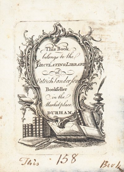 Ex libris, Patrick Sanderson da English School