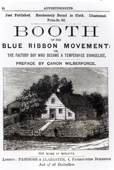 Stand del Movimento Blue Ribbon, 1883 da English School