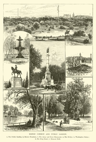 Boston Common e Giardino Pubblico da English School
