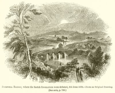 Ponte di Bothwell; Dove i Covenanters Scozzesi Furono Sconfitti, 22 Giugno 1679 da English School