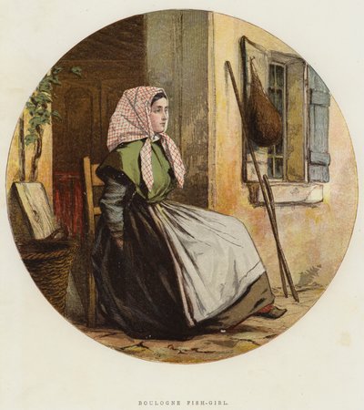 Ragazza pescivendola di Boulogne da English School