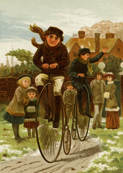 Ragazzi in bicicletta da English School
