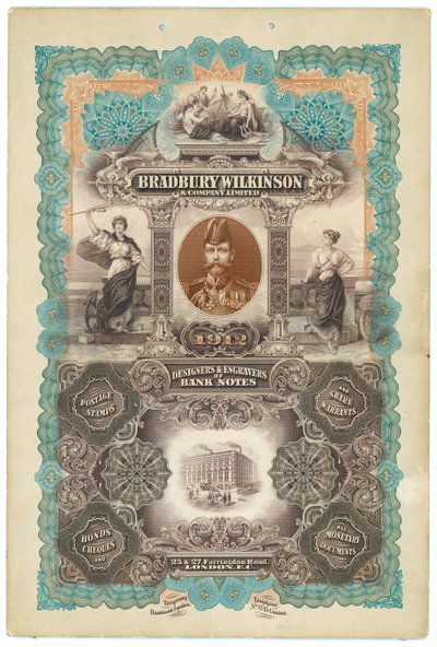 Bradbury Wilkinson & Co, designer e incisori di banconote da English School