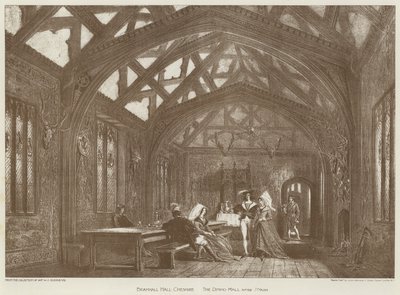 Bramhall Hall, Cheshire, La Sala da Pranzo da English School