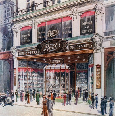 Filiale di Boots a 182 Regent Street da English School