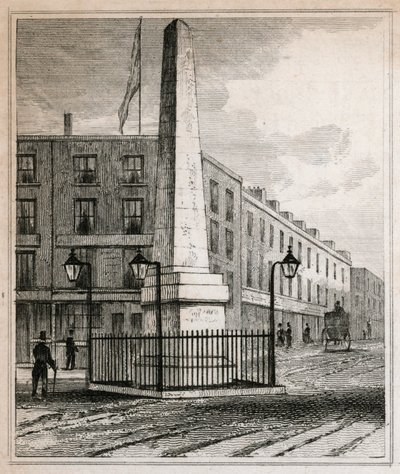 Obelisco di Brass Crosby da English School
