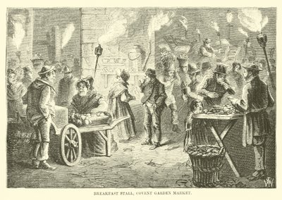 Bancarella della colazione, Mercato di Covent Garden da English School