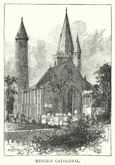 Cattedrale di Brechin (incisione) da English School