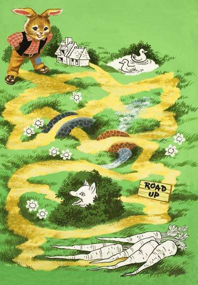 Pagina del puzzle di Brer Rabbit da English School
