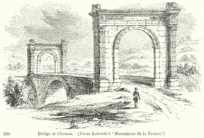 Ponte di Chamas (incisione) da English School