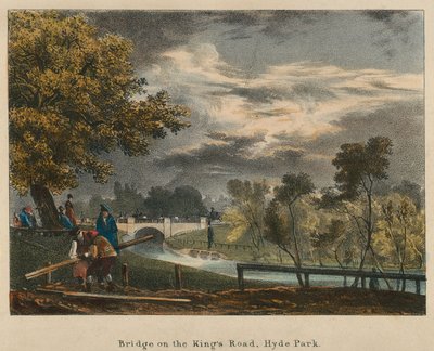 Ponte sulla Kings Road, Hyde Park, Londra da English School