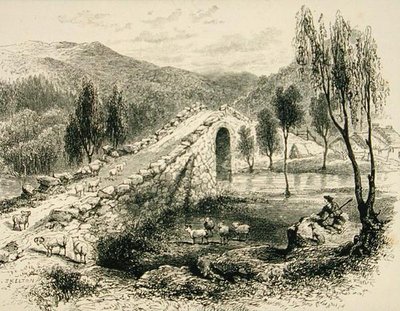 Ponte sullo Sluggan Water, vicino a Braemar, c.1880, da 