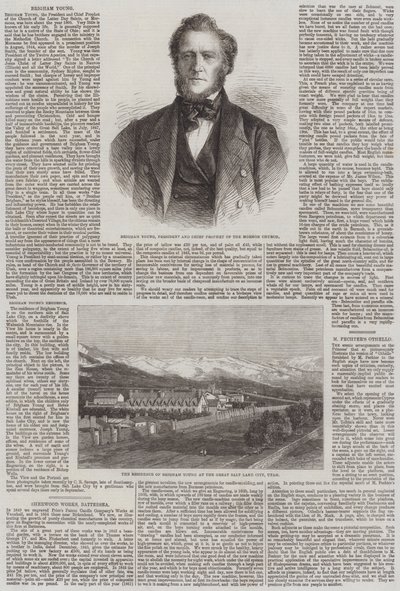 Brigham Young (incisione) da English School
