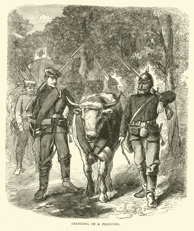 Portare un prigioniero, settembre 1870 da English School
