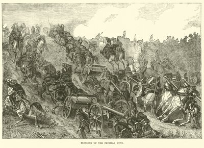Portare i cannoni prussiani, agosto 1870 da English School