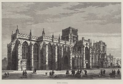 Cattedrale di Bristol (incisione) da English School