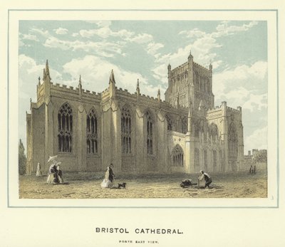Cattedrale di Bristol, vista nord-est da English School