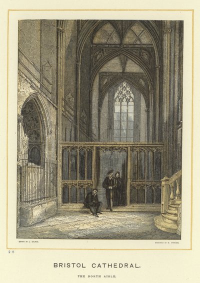 Cattedrale di Bristol, navata nord da English School