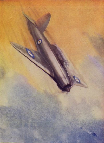 Bombardiere in picchiata britannico Blackburn Skua della Fleet Air Arm da English School