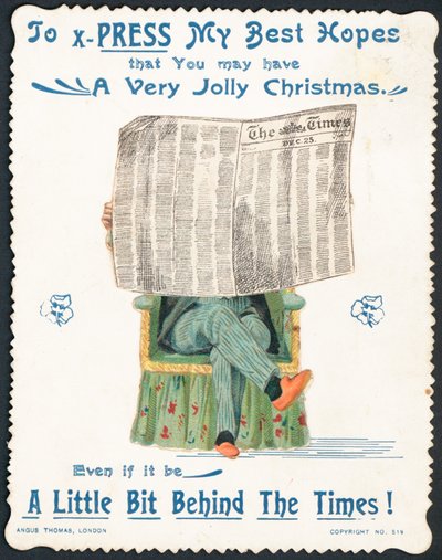 Biglietto di Natale britannico da English School