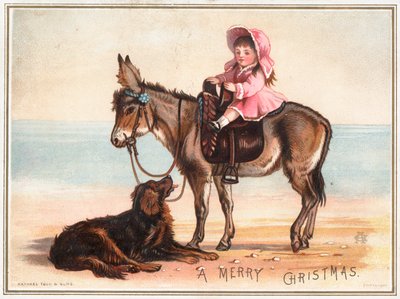 Biglietto di Natale britannico da English School