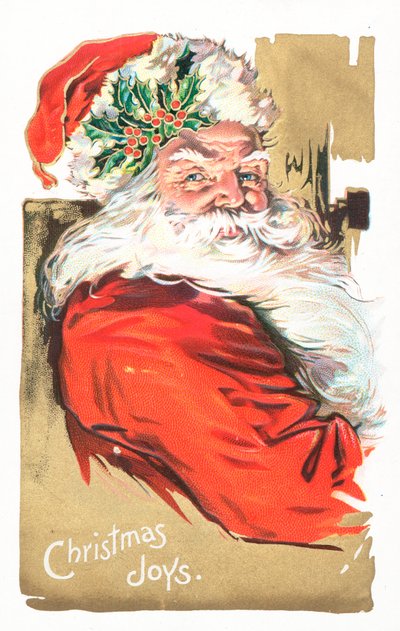 Cartolina di Natale britannica da English School