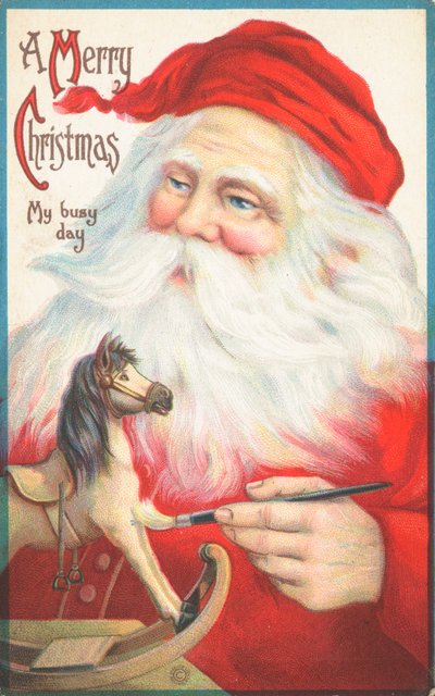 Cartoline di Natale britanniche da English School