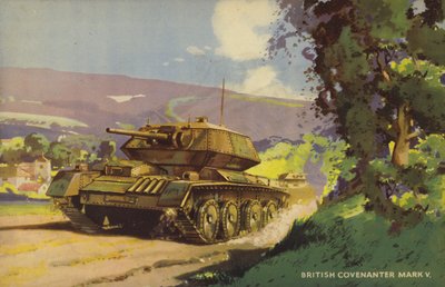 Carro armato britannico Covenanter Mark V, Seconda Guerra Mondiale da English School