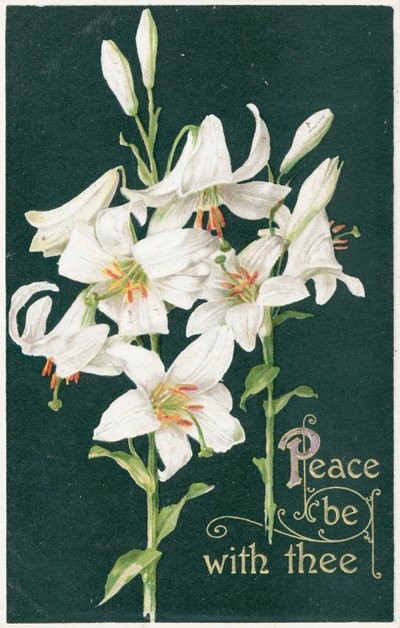 Cartolina di Pasqua britannica da English School