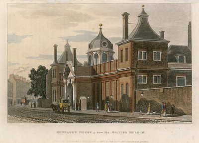 British Museum a Montague House da English School