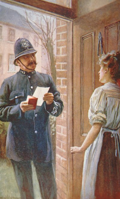 Poliziotto britannico, c.1900 da English School